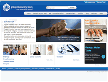 Tablet Screenshot of groupcounseling.com